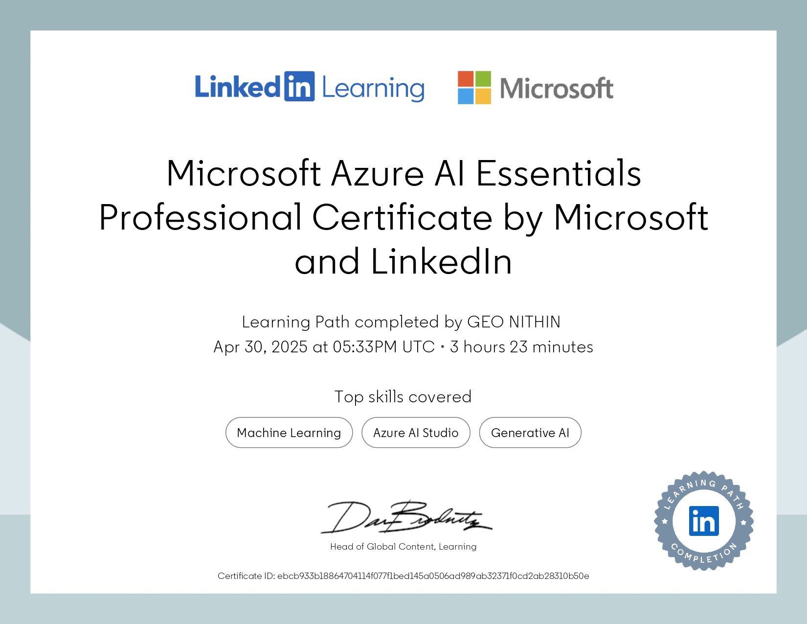 Certificate 4
